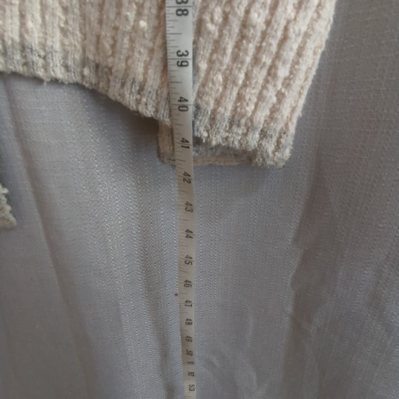 Joie Open Front Cardigan Sweater Womens 1X Long Line Duster Chunky Knit New - Picture 5 of 6